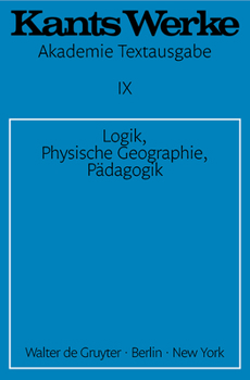 Paperback Logik. Physische Geographie. Pädagogik [German] Book