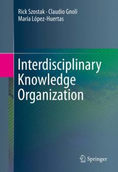 Hardcover Interdisciplinary Knowledge Organization Book