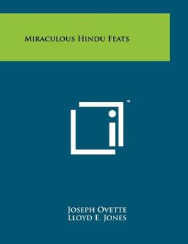 Paperback Miraculous Hindu Feats Book