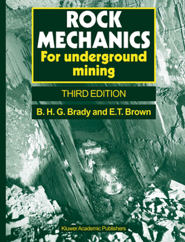 Paperback Rock Mechanics: For Underground Mining Book