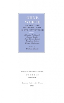 Paperback Ohne Worte: Vocality and Instrumentality in 19th-Century Music Book