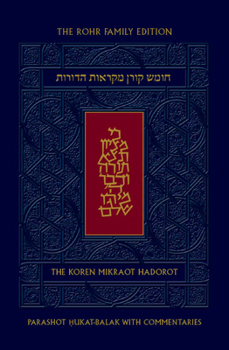 Hardcover Koren Mikraot Hadorot, V35: Hukat-Balak [Multiple Languages] Book