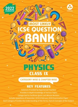 Paperback Most Likely Question Bank - Physics: ICSE Class 9 for 2022 Examination Book