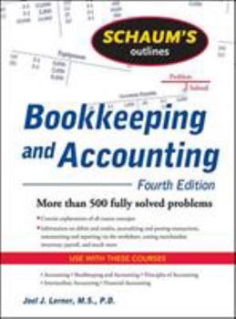 Paperback Schaum's Outline of Bookkeeping and Accounting Book