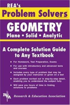 Paperback Geometry - Plane, Solid & Analytic Problem Solver Book