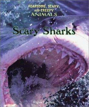 Library Binding Scary Sharks Book