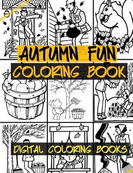 Paperback Autumn Fun Coloring Book