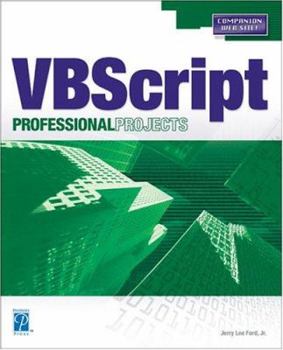 Paperback Microsoft VBScript Professional Projects Book