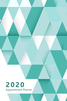 Paperback 2020 Appointment Planner: Hourly agenda. Monthly and Weekly planner. Week on 2 pages. Square layout. Schedule, arrange, plan events. Monday star Book