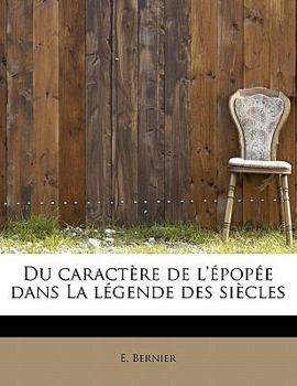 Paperback Du Caract Re de L' Pop E Dans La L Gende Des Si Cles [French] Book