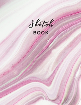 Paperback Sketch Book: Large Notebook with 100 Blank Pages for Drawing, Writing, Painting, Sketching or Doodling - 8.5 x11 inches - Abstract Book