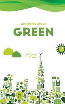 Paperback Address Book Green Book