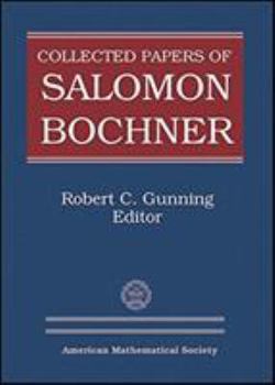 Hardcover Collected Papers of Salomon Bochner (Collected Works, 2) (English and German and French Edition) Book