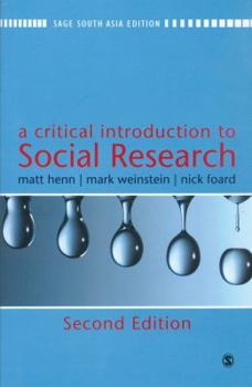 Paperback A Critical Introduction to Social Research Book