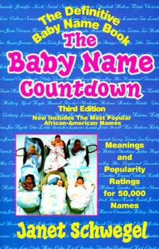 Paperback The Baby Name Countdown 3 Ed: Meanings and Popularity Ratings for 50,000 Names Book