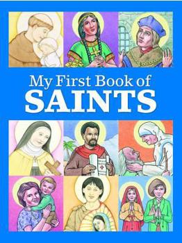 Hardcover My First Book of Saints Book