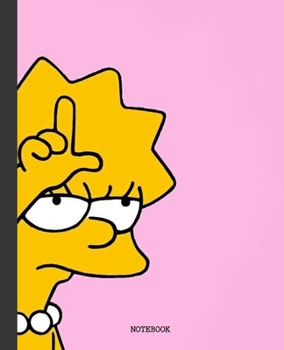 Paperback Notebook: The Simpson Cartoon Soft Glossy Cover Graph Paper Pages Book 7.5 x 9.25 Inches 110 Pages Book