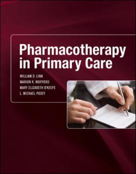 Paperback Pharmacotherapy in Primary Care Book