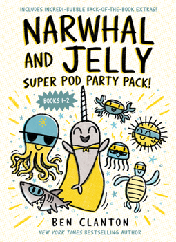 Paperback Narwhal and Jelly: Super Pod Party Pack! (Paperback Books 1 & 2) Book
