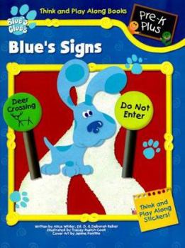 Paperback Blue's Signs (Blue's Clues Think and Play Along Books) Book