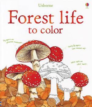 Paperback Forest Life to Color (Nature Coloring Books) Book