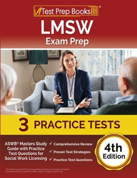 Paperback LMSW Exam Prep: ASWB Masters Study Guide with Practice Test Questions for Social Work Licensing [4th Edition] Book