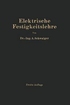 Paperback Elektrische Festigkeitslehre [German] Book