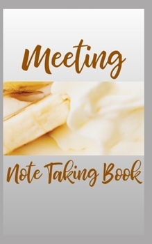 Paperback Meeting Note Taking Book