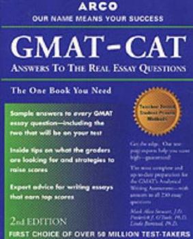 Paperback GMAT CAT: Answers to the Real Essay 2nd Book