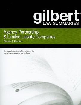 Paperback Gilbert Law Summaries on Agency, Partnership and LLCs Book