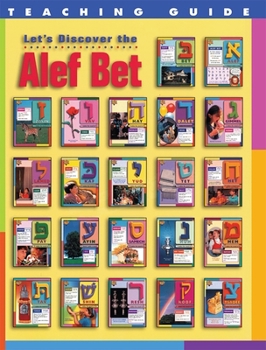 Paperback Let's Discover the ALEF Bet - Teaching Guide Book
