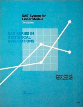 Paperback SAS System for Linear Models: Book