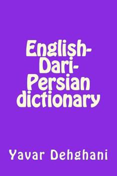 Paperback English-Dari-Persian dictionary Book