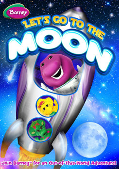 DVD Barney: Let's Go to the Moon Book