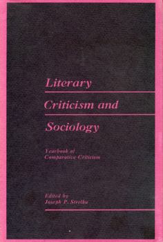 Library Binding Literary Criticism and Sociology: Yearbook of Comparative Criticism Vol. 5 Book