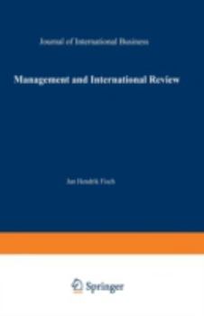 Paperback Management International Review Book