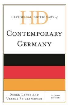 Hardcover Historical Dictionary of Contemporary Germany Book