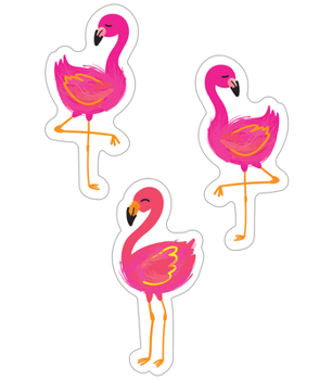 Misc. Supplies Simply Stylish Tropical Flamingos Cutouts Book