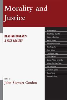 Paperback Morality and Justice: Reading Boylan's 'A Just Society' Book