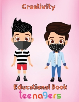 Paperback Creativity Educational Book Teenagers: 8.5''x11''/educational books for kids Book