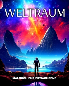 Paperback Weltraum Malbuch für Erwachsene: Weltall Ausmalbuch mit Astronauten, Raketen, Planeten, Galaxien, Aliens & Mehr [German] Book