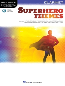 Misc. Superhero Themes Instrumental Play-Along for Clarinet Book