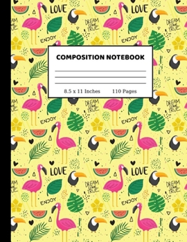 Composition Notebook: Composition Notebook College Ruled 8.5 x 11 Inches 110 pages