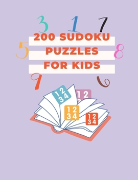 Paperback 200 sodoku pezzles for kids: 200easy sudoku puzzles for kids 6*6 with sollutions 84 pages Book