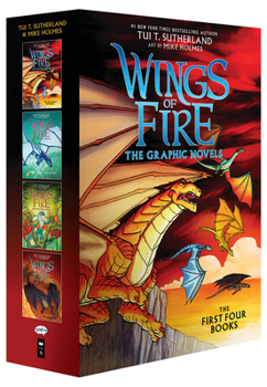 Paperback Wings of Fire #1-#4: A Graphic Novel Box Set (Wings of Fire Graphic Novels #1-#4) Book