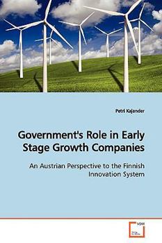 Paperback Government's Role in Early Stage Growth Companies Book