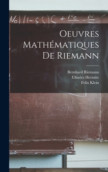 Hardcover Oeuvres mathématiques de Riemann [French] Book