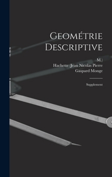 Hardcover Geométrie Descriptive: Supplement [French] Book