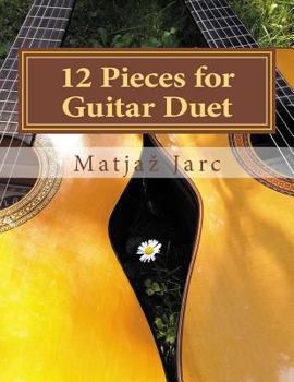Paperback 12 Pieces for Guitar Duet Book