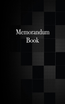 Paperback Memorandum Book: Memo Book, 104 Pages, 5x8 Inches, 1/4 Inch Graph Ruled Book